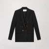 Blazer croisé noir