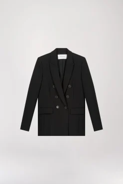 Blazer croisé noir