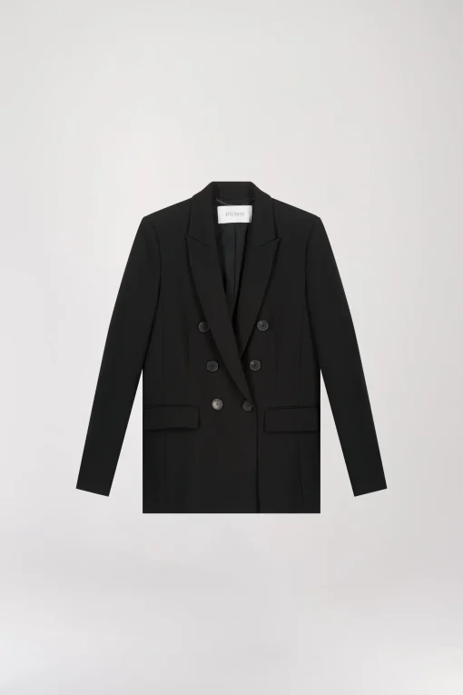 Blazer croisé noir