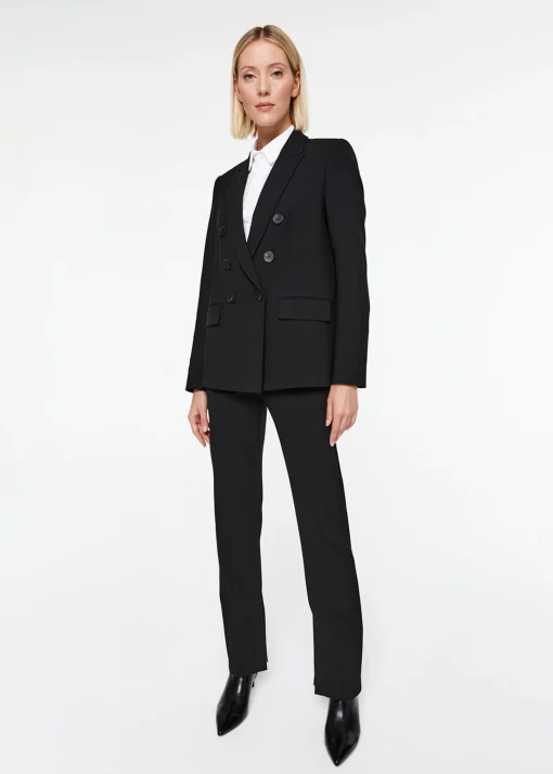 Blazer croisé noir