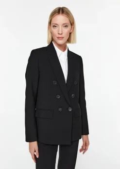 Blazer croisé noir