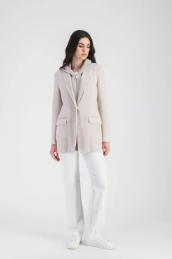 Blazer trompe-l'œil beton
