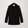Blazer trompe-l'œil noir