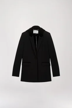 Blazer trompe-l'œil noir