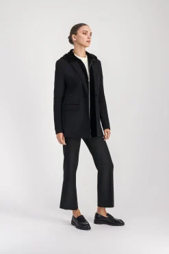 Blazer trompe-l'œil noir