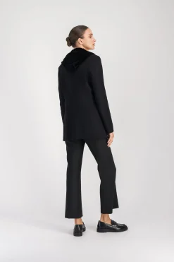 Blazer trompe-l'œil noir