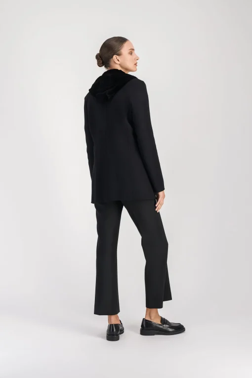 Blazer trompe-l'œil noir