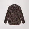 Chemise à imprimé fleuri et à pois ebene