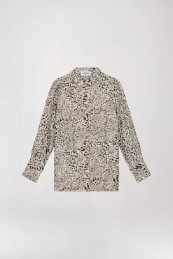 Chemise à imprimé léopard