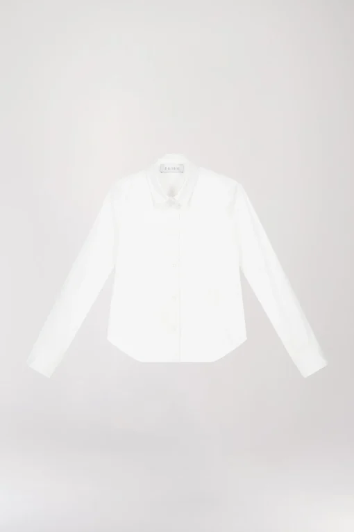 Chemise courte blanche