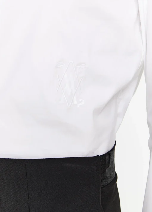 Chemise courte blanche