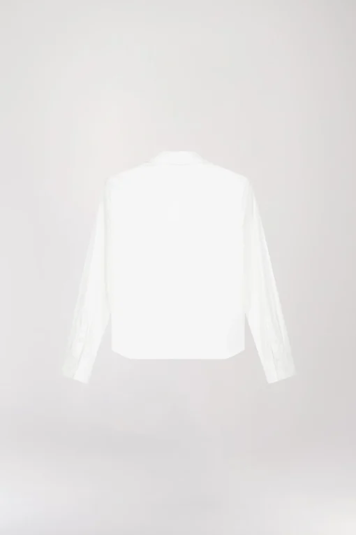Chemise courte blanche