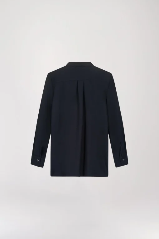 Chemise longue marine