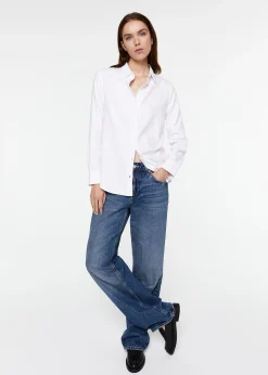 Chemise monogramme blanche