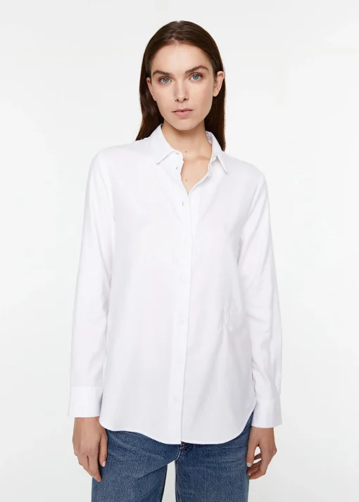 Chemise monogramme blanche