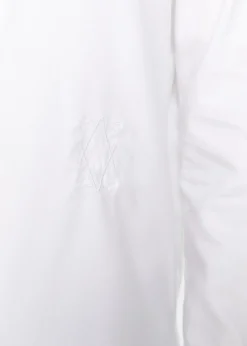 Chemise monogramme blanche