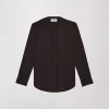 Chemise sans col ebene