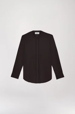Chemise sans col ebene