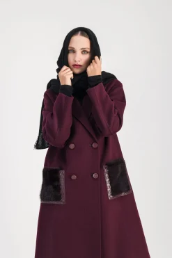 Echarpe en cachemire lurex noire