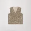 Gilet à sequins or