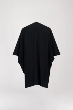 Gilet chauve-souris en mousseline de soie marine