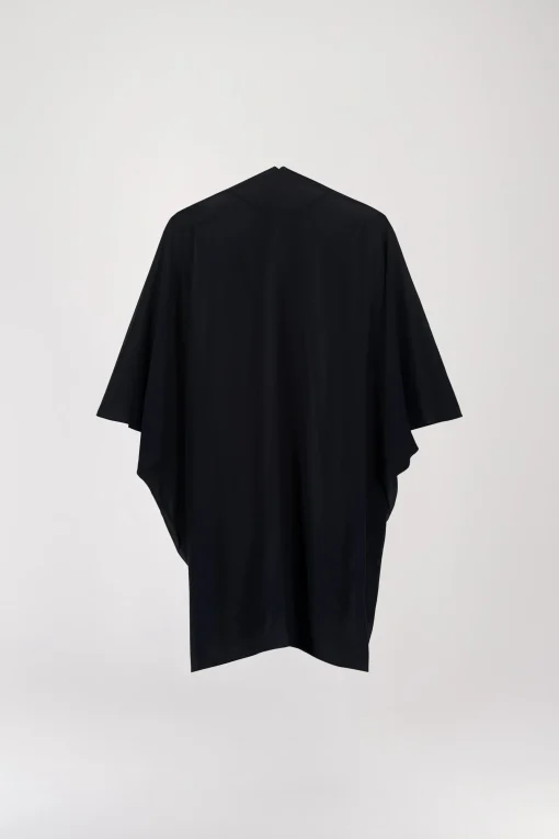 Gilet chauve-souris en mousseline de soie marine