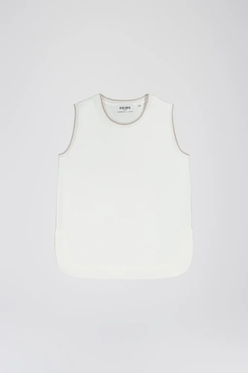 Haut sans manches blanc