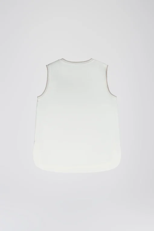 Haut sans manches blanc