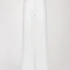 Jeans large blanc denim