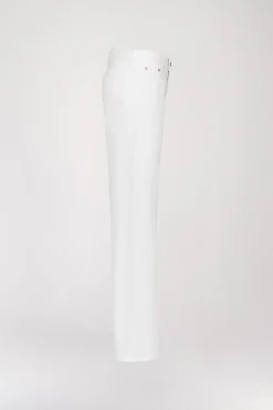 Jeans large blanc denim