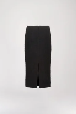 Jupe en tweed noire
