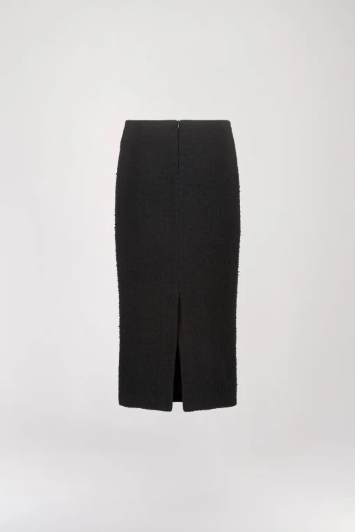 Jupe en tweed noire