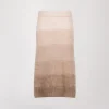 Jupe midi tie and dye taupe moyen