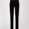 Legging en velours grenat