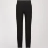 Legging Noir à Pince Taille Haute