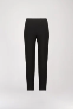 Legging Noir à Pince Taille Haute