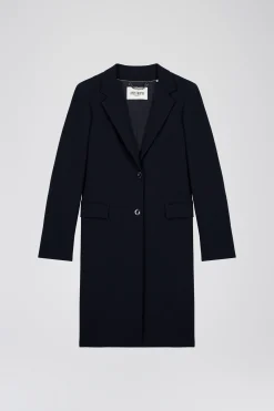 Manteau long marine