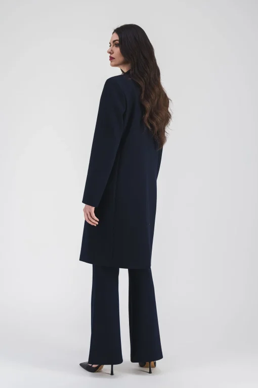 Manteau long marine