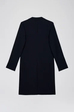Manteau long marine