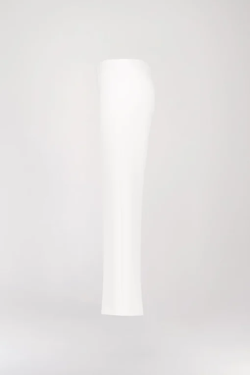 Pantalon à plis blanc