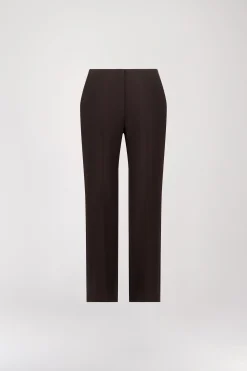 Pantalon à plis ebene