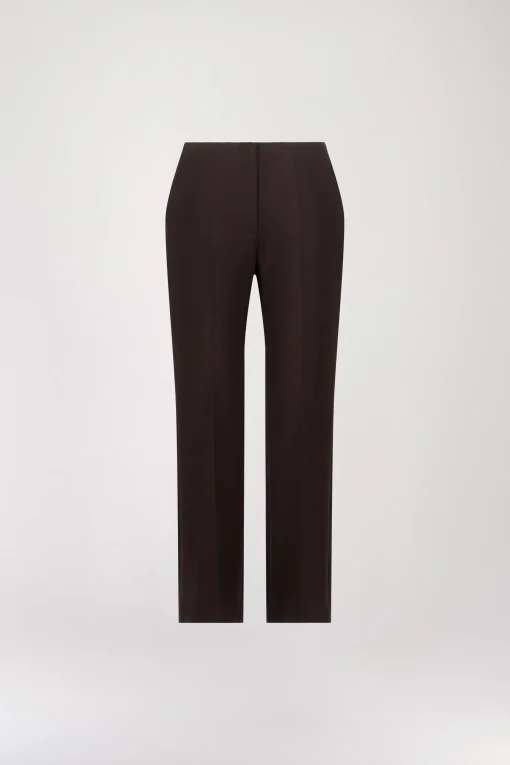Pantalon à plis ebene