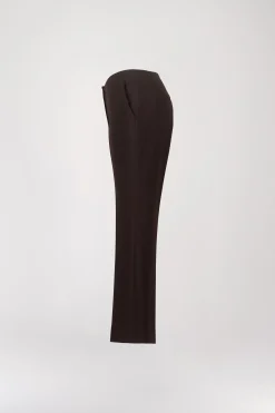 Pantalon à plis ebene