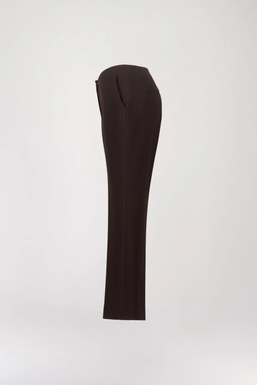 Pantalon à plis ebene