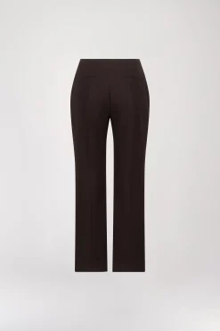 Pantalon à plis ebene