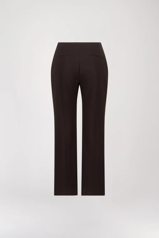 Pantalon à plis ebene