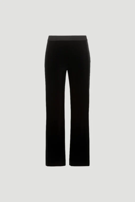 Pantalon court en velours noir