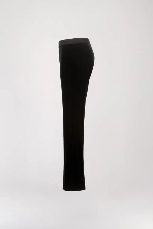 Pantalon court en velours noir