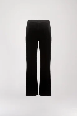Pantalon court en velours noir