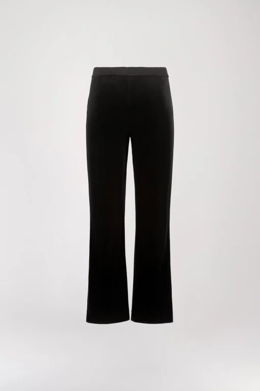 Pantalon court en velours noir